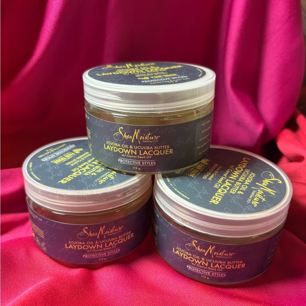 3 PACK BRAND NEW SheaMoisture Laydown Lacquer